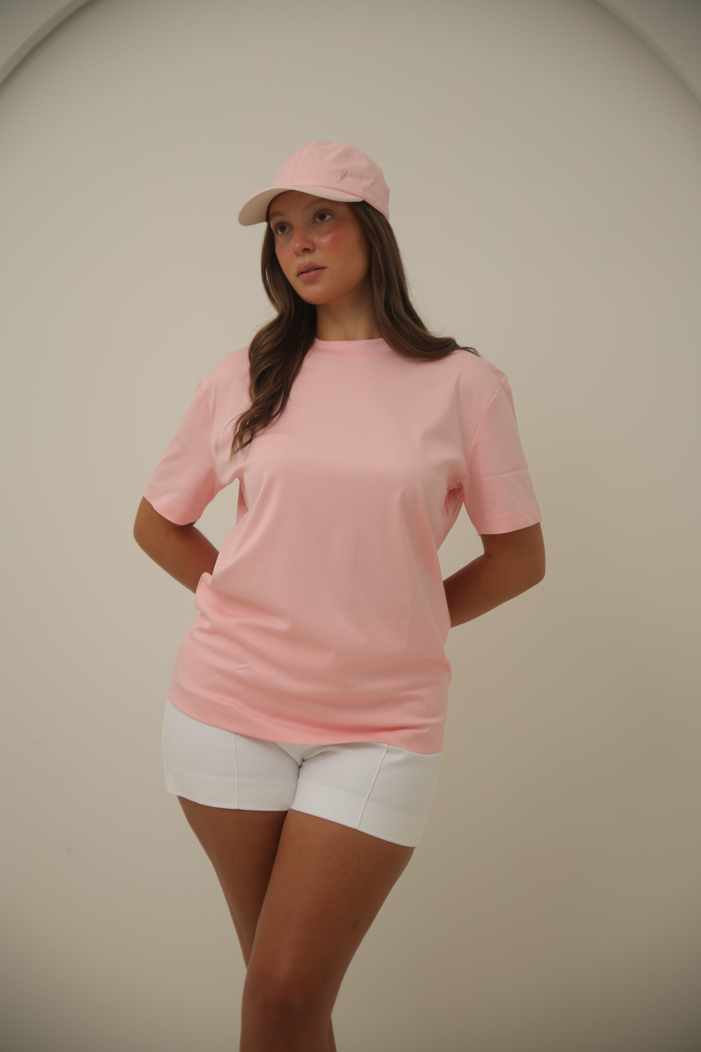DOUBLE MERCERIZED T-SHIRT - ROZE