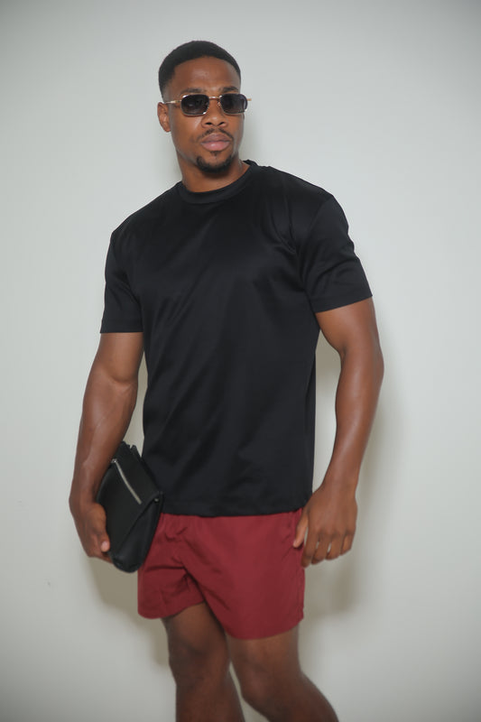 THE SUAVÉ COAST SWIMSHORT BURGUNDY