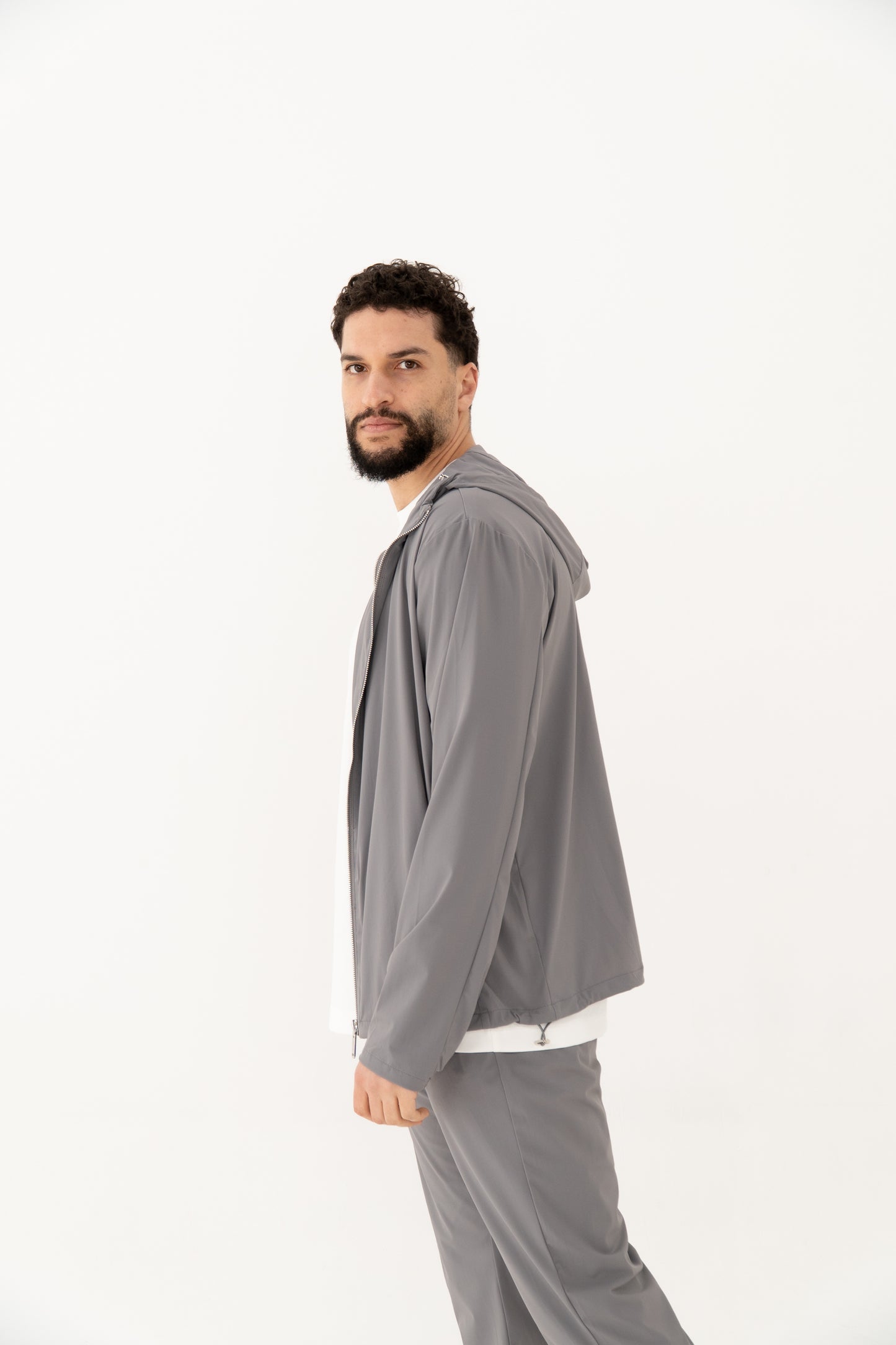 emirat tracksuit grijs premium heren trainingspak