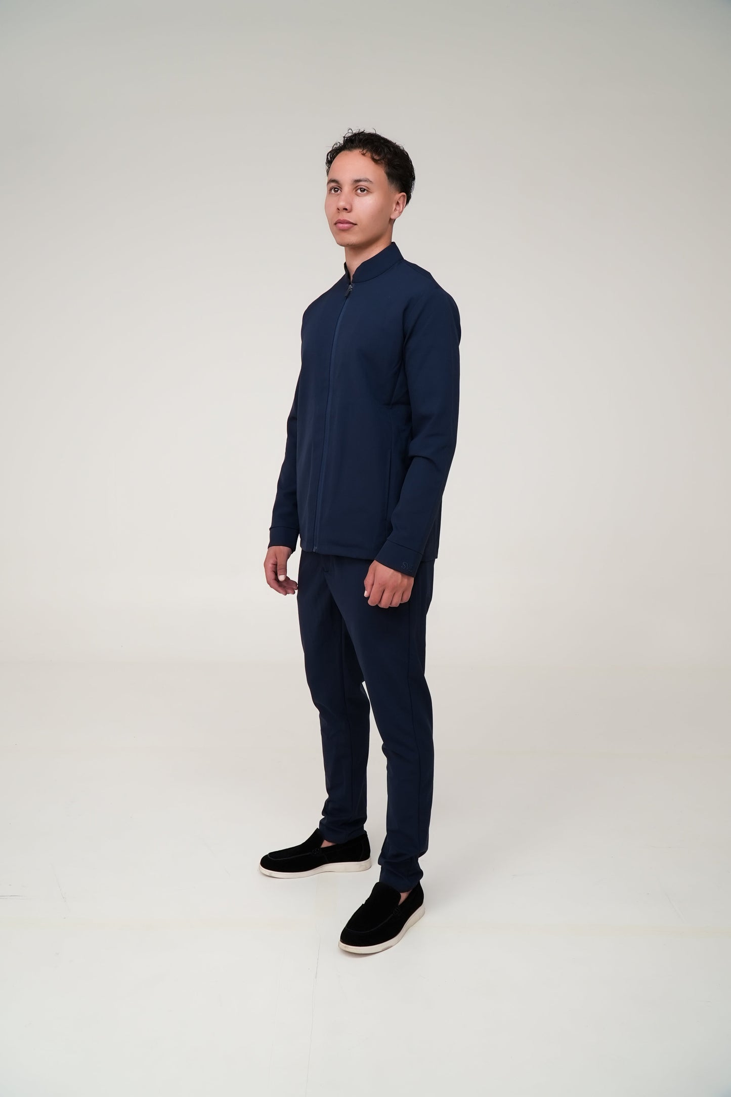 Het essentiële Mavéron trainingspak in middernachtblauw