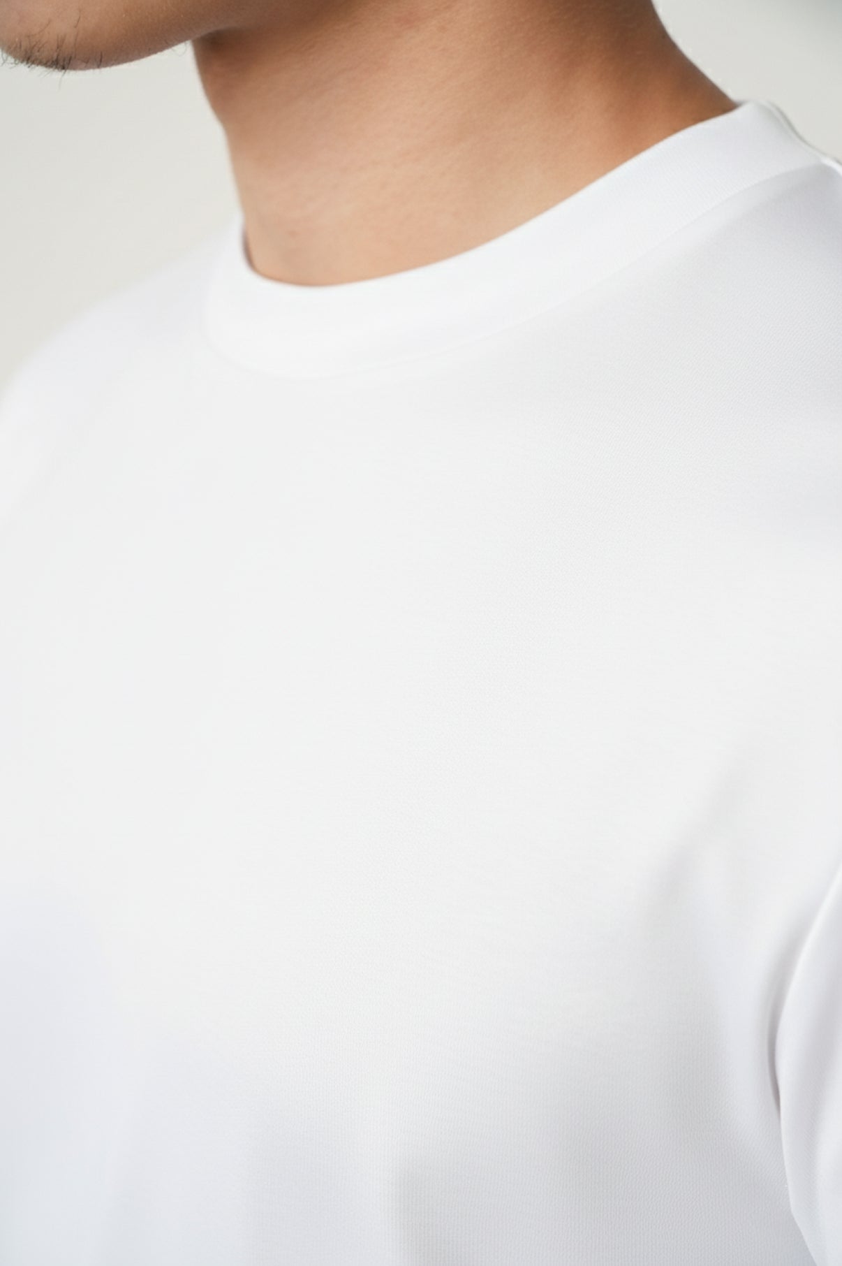 DOUBLE MERCERIZED T-SHIRT - WIT