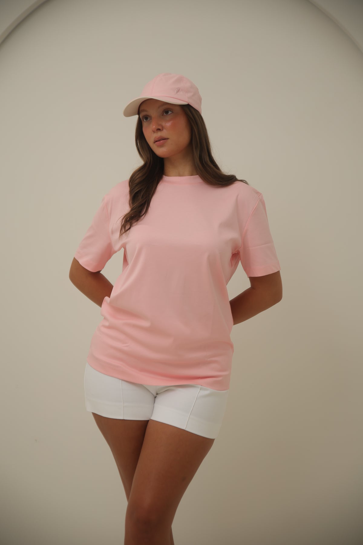 DOUBLE MERCERIZED T-SHIRT - ROZE