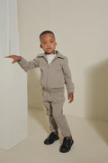 LAVORY KIDS PREMIUM TRACKSUIT - KHAKI