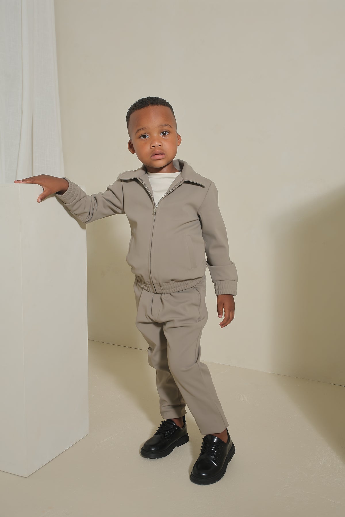 LAVORY KIDS PREMIUM TRACKSUIT - KHAKI