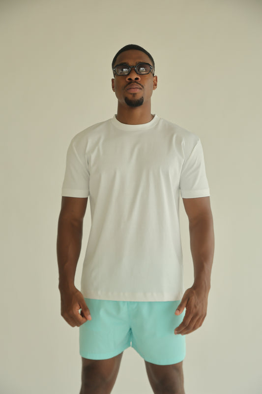THE SUAVÉ COAST SWIMSHORT TIFFANY BLUE