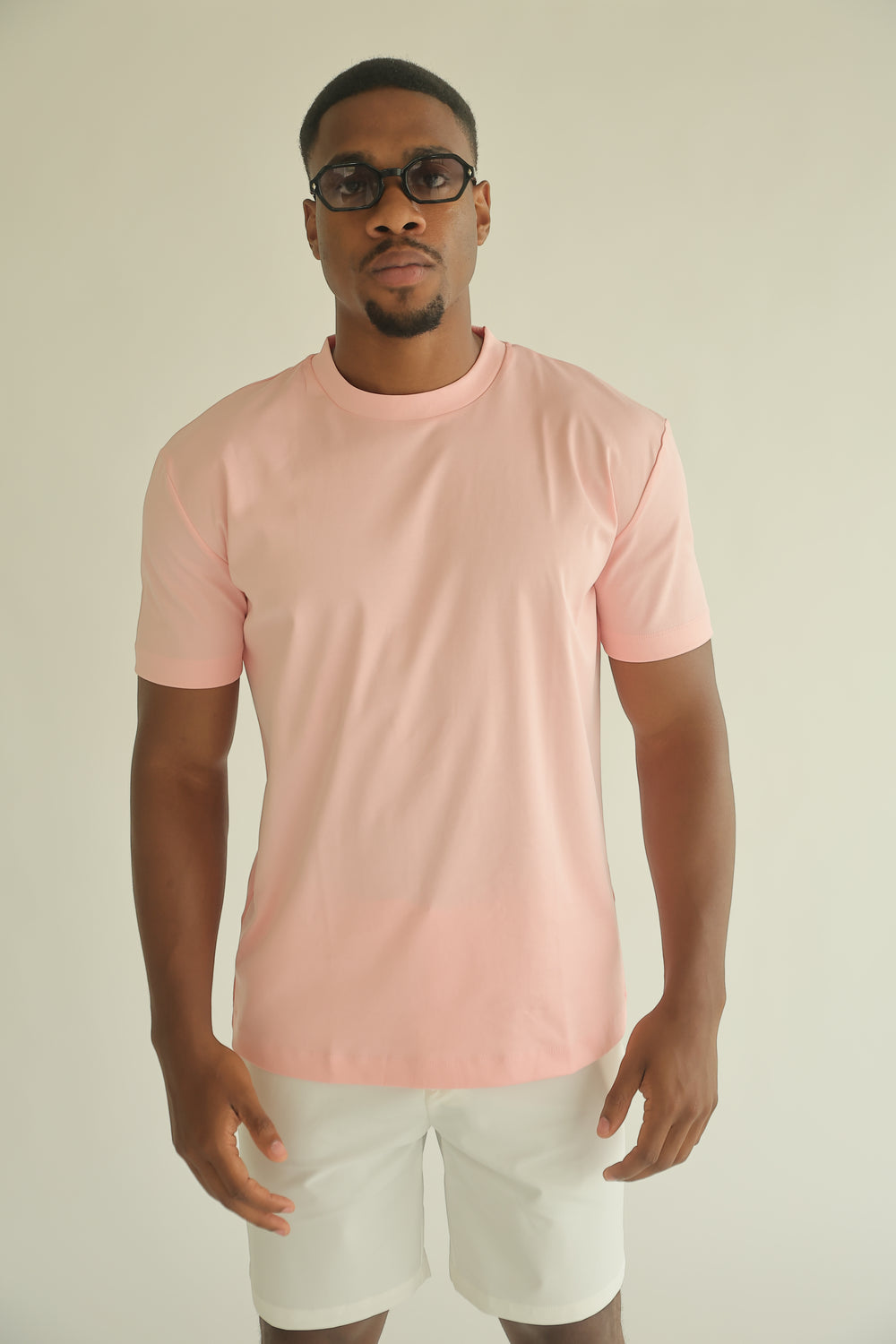 DOUBLE MERCERIZED T-SHIRT - ROZE