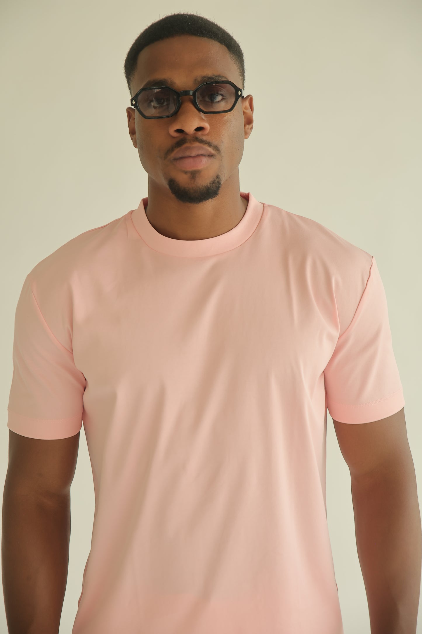 DOUBLE MERCERIZED T-SHIRT - ROZE