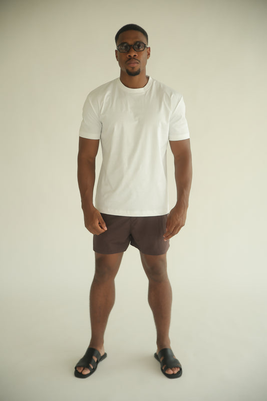 THE SUAVÉ COAST SWIMSHORTS MOCHA BROWN