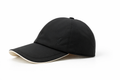 SUAVE TWO TONE CAP - BLACK WHITE