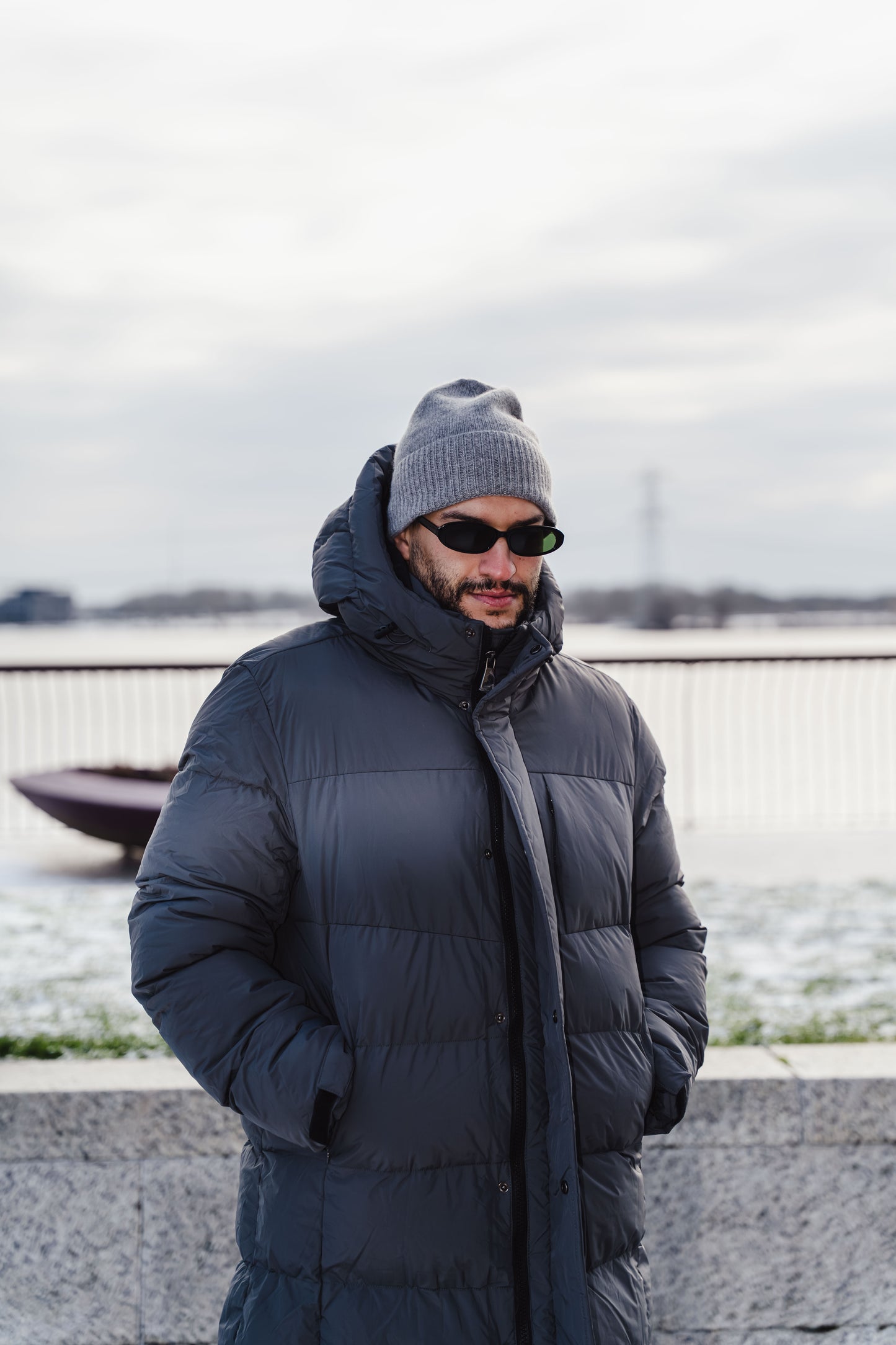 SUAVÉ FROSTLINE KASJMIER MUTS - GRIJS