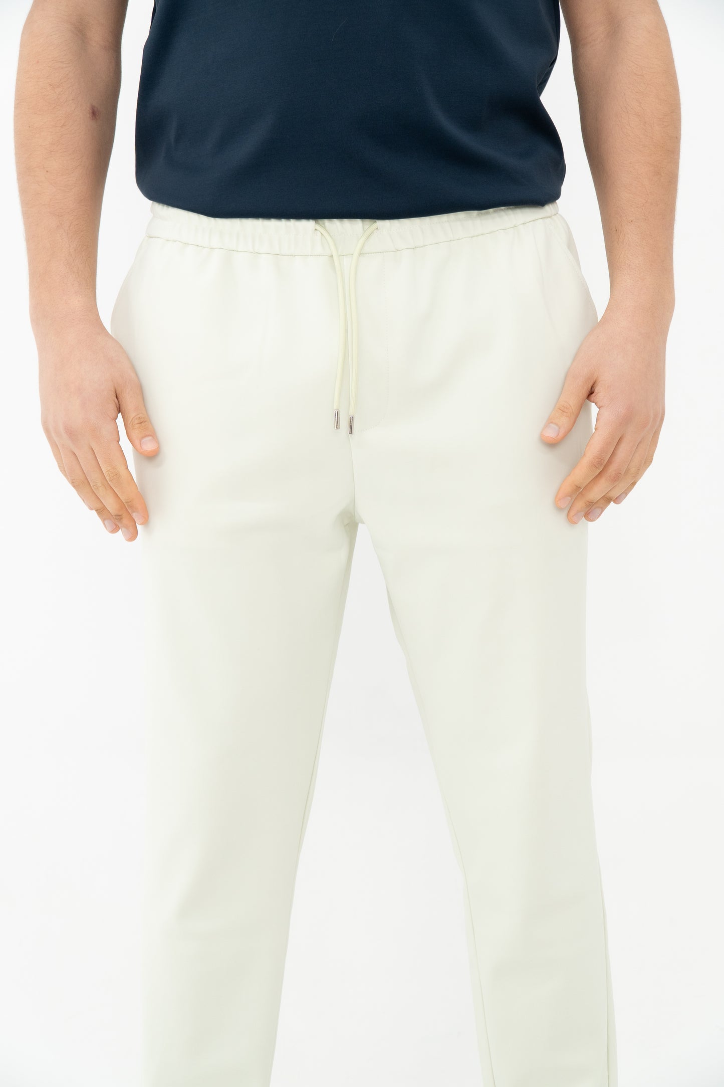 premium offwhite mint broek moderne comfortabele casual broek