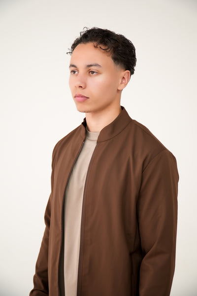 Het essentiële Mavéron trainingspak Mocha Brown
