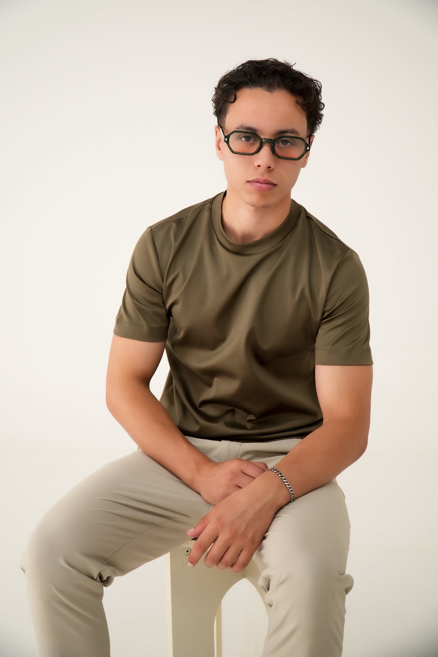 The Essential Glasses Peacock Green/Red