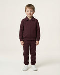 Elegante Kinder Trainingspak Set Bourgondië voor Actieve Kinderen