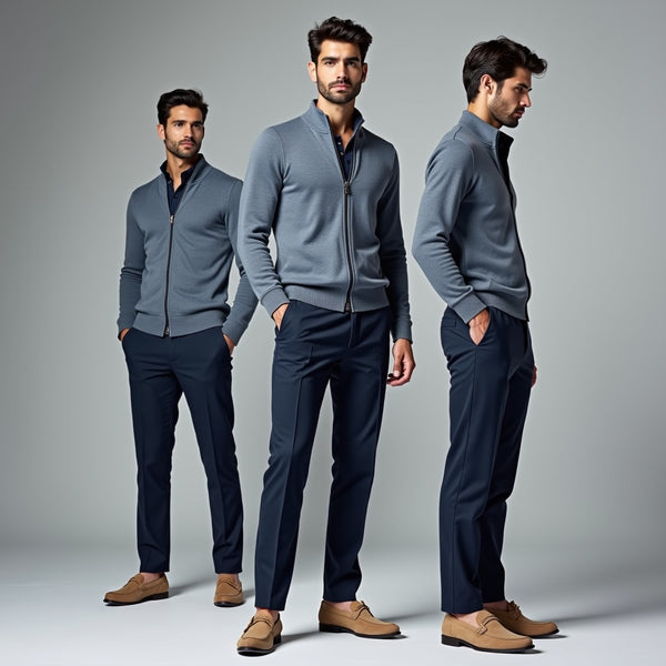 Suavé De Elevated Full-Zip Trui