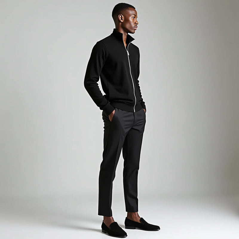 Suavé De Elevated Full-Zip Trui
