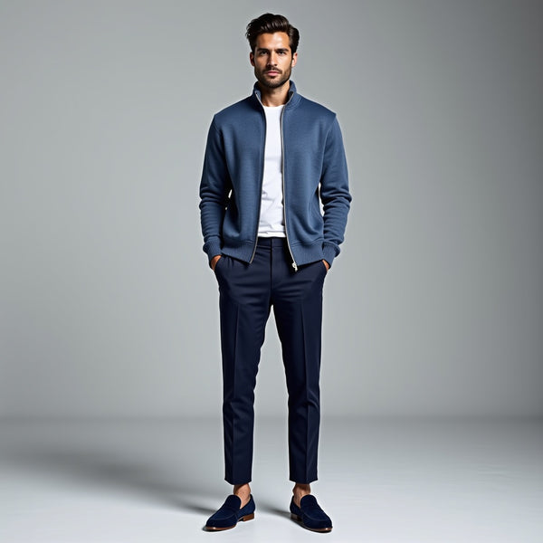 Suavé De Elevated Full-Zip Trui