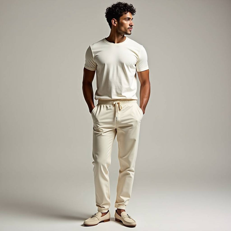 Suavé The Essential Lounge Pants Linen Creme